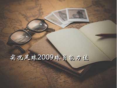 实况足球2009球员能力值