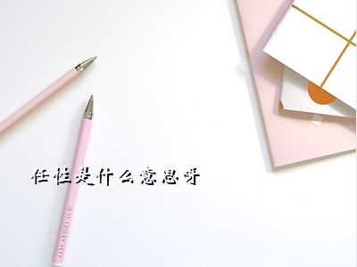 任性是什么意思呀