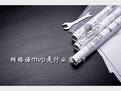 网络语mvp是什么意思?